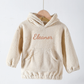 Waffle Fleece personalised name Hoodie