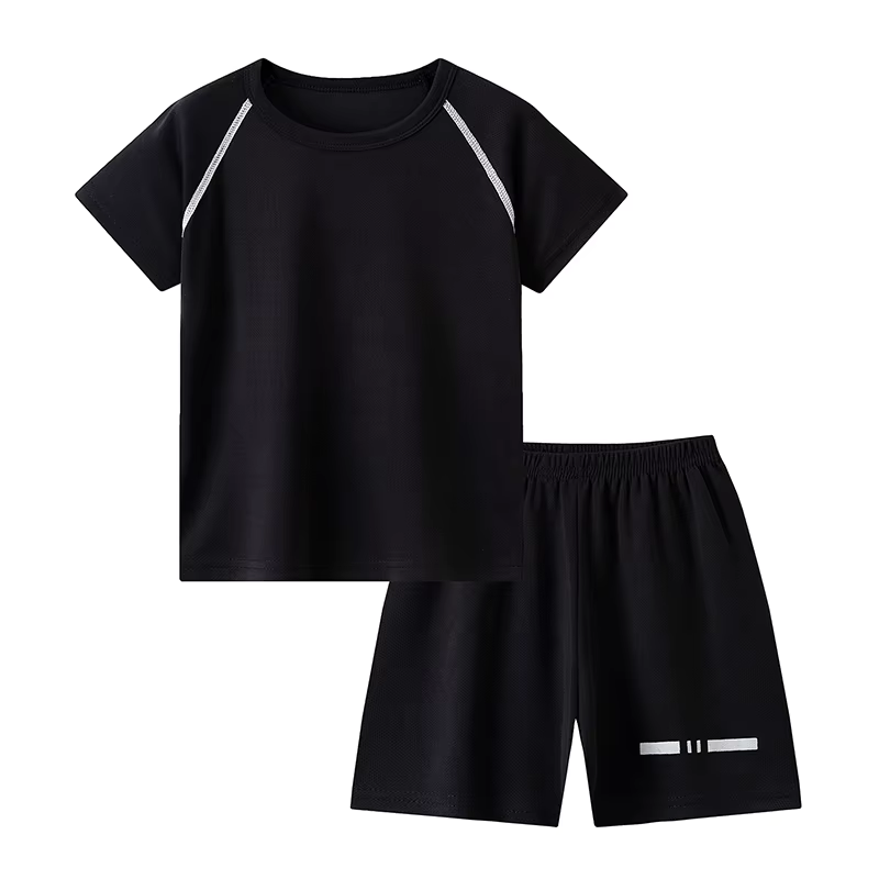 Sports short & t-shirt personalised kids set