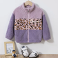 Fluffy Personalised Fleece Stripe Jacket Coat