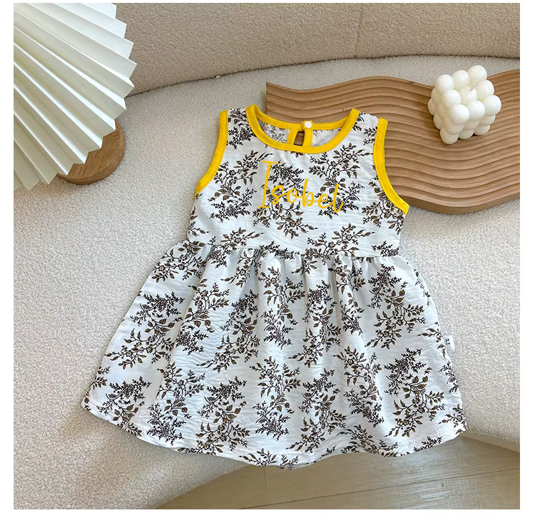 Patterned personalised childrens summer dress - various designs