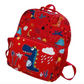 Dino Print Backpack personalised with Name