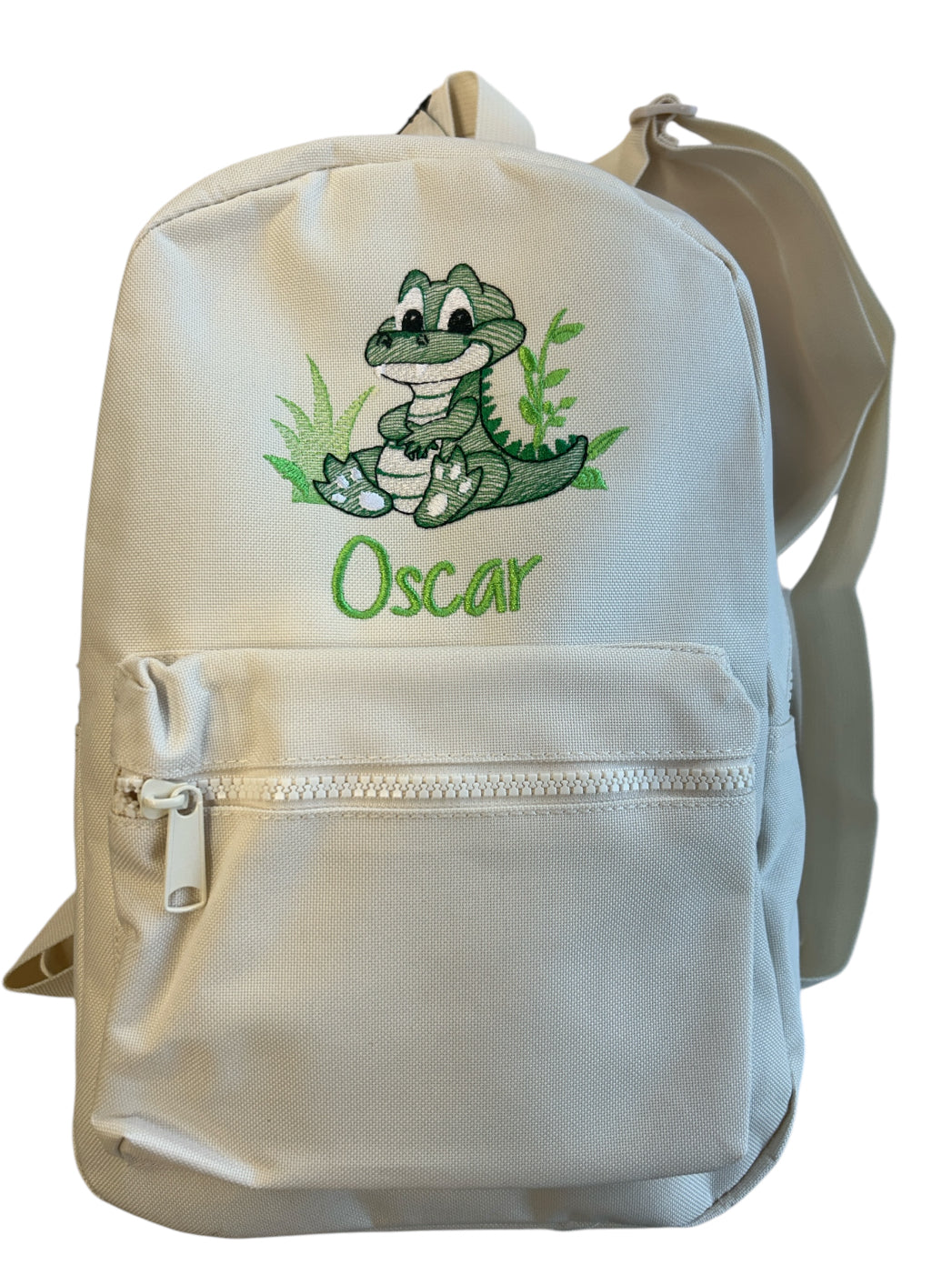 Personalised children's backpack Croc design