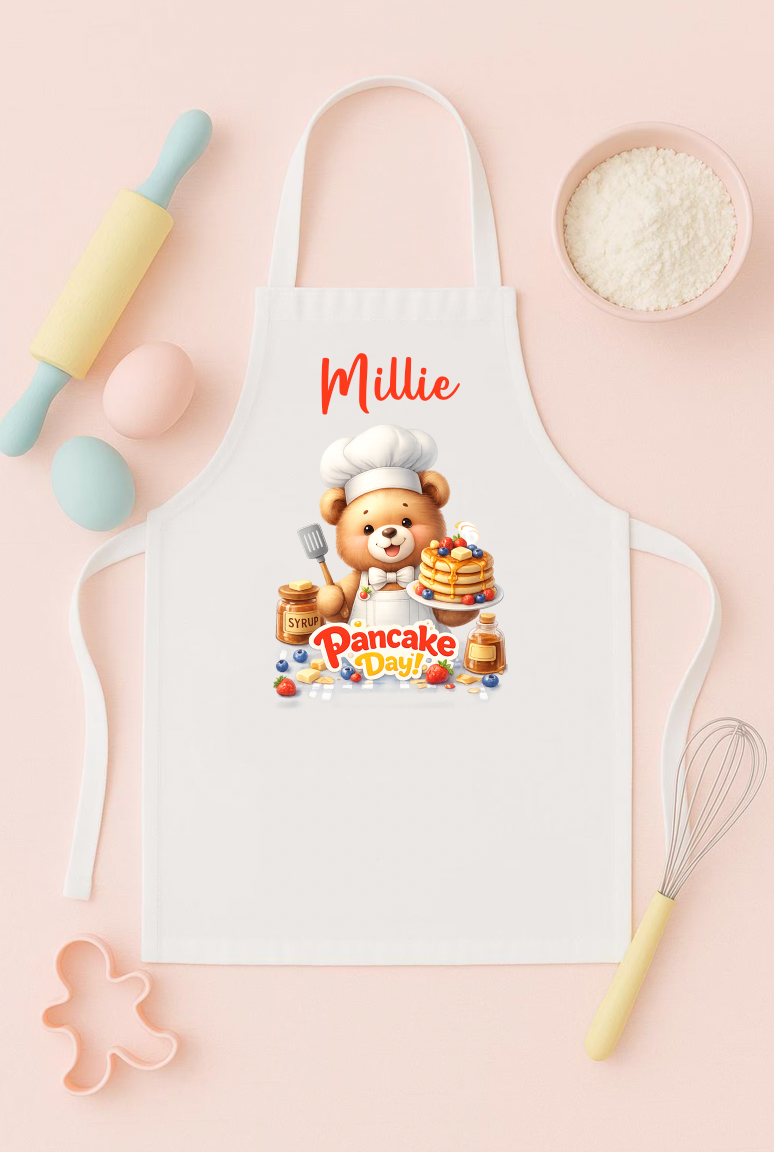 Pancake Personalised toddler apron