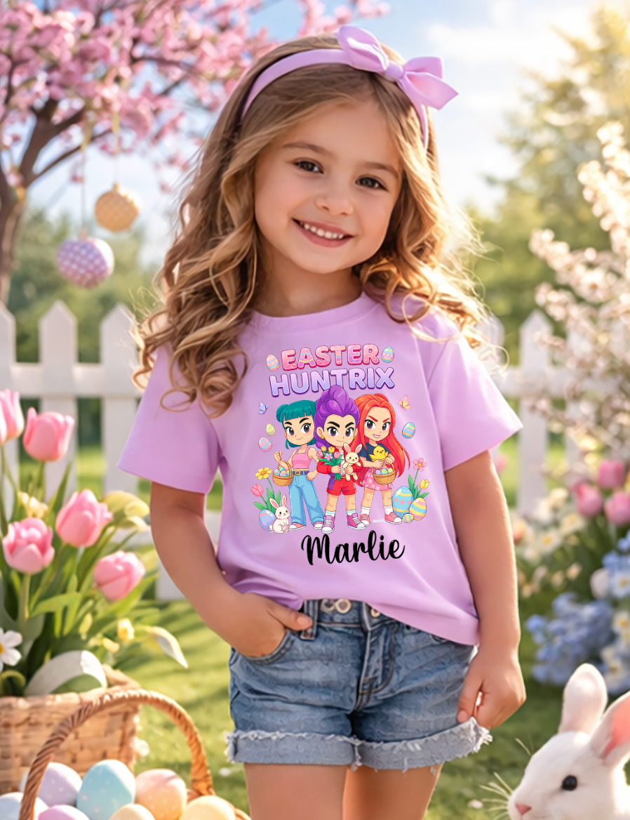 Easter K-pop personalised kids T-Shirt