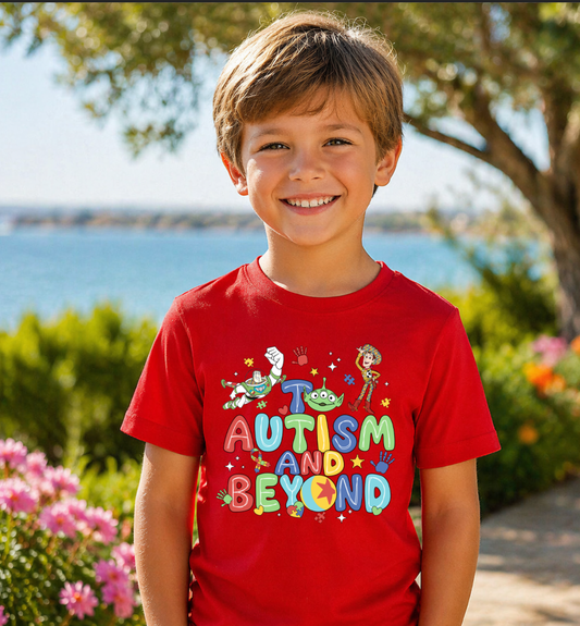 To Autism & Beyond Personalised kids T-Shirt