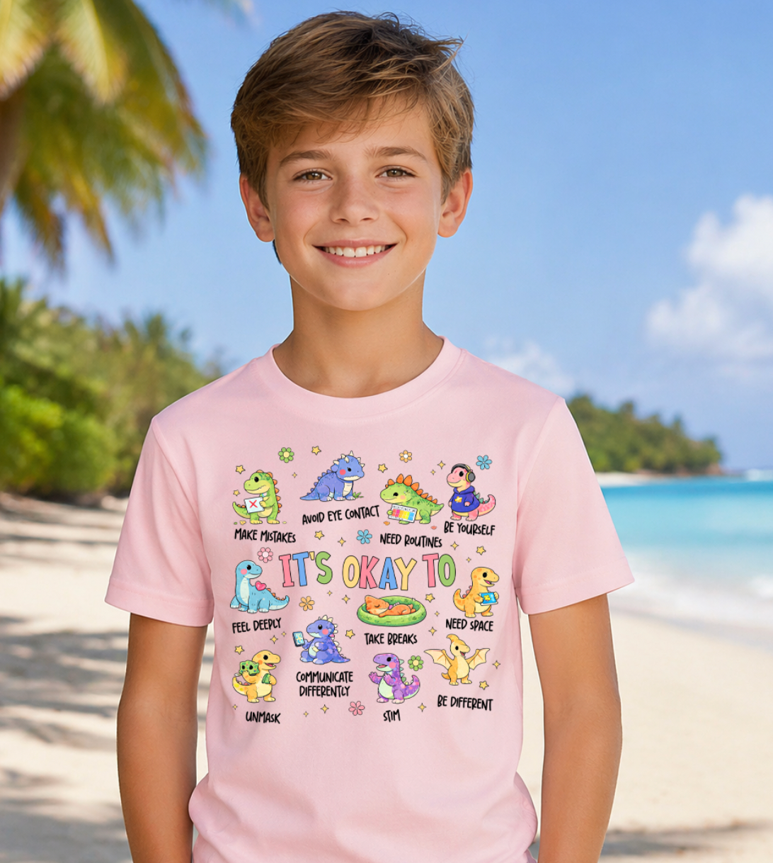 Its Ok To... Personalised kids T-Shirt