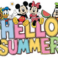 Mickey, Mini & Friends Personalised Short & T-shirt Personalised kids summer set