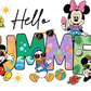 Mickey, Mini & Friends Personalised Short & T-shirt Personalised kids summer set
