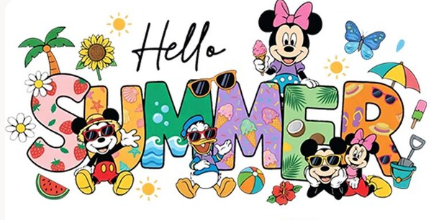 Mickey, Mini & Friends Personalised Short & T-shirt Personalised kids summer set