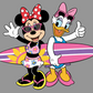 Disney personalised flutter sleeve top & short set