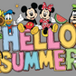 Disney personalised flutter sleeve top & short set