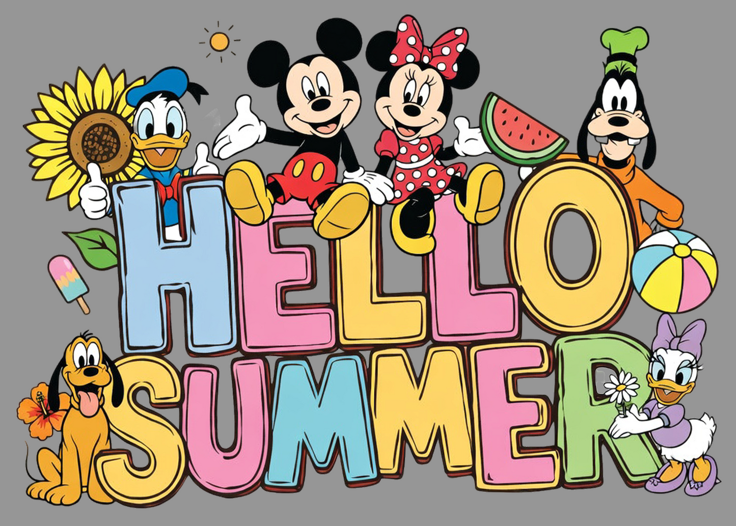 Disney personalised flutter sleeve top & short set