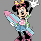 Disney personalised flutter sleeve top & short set