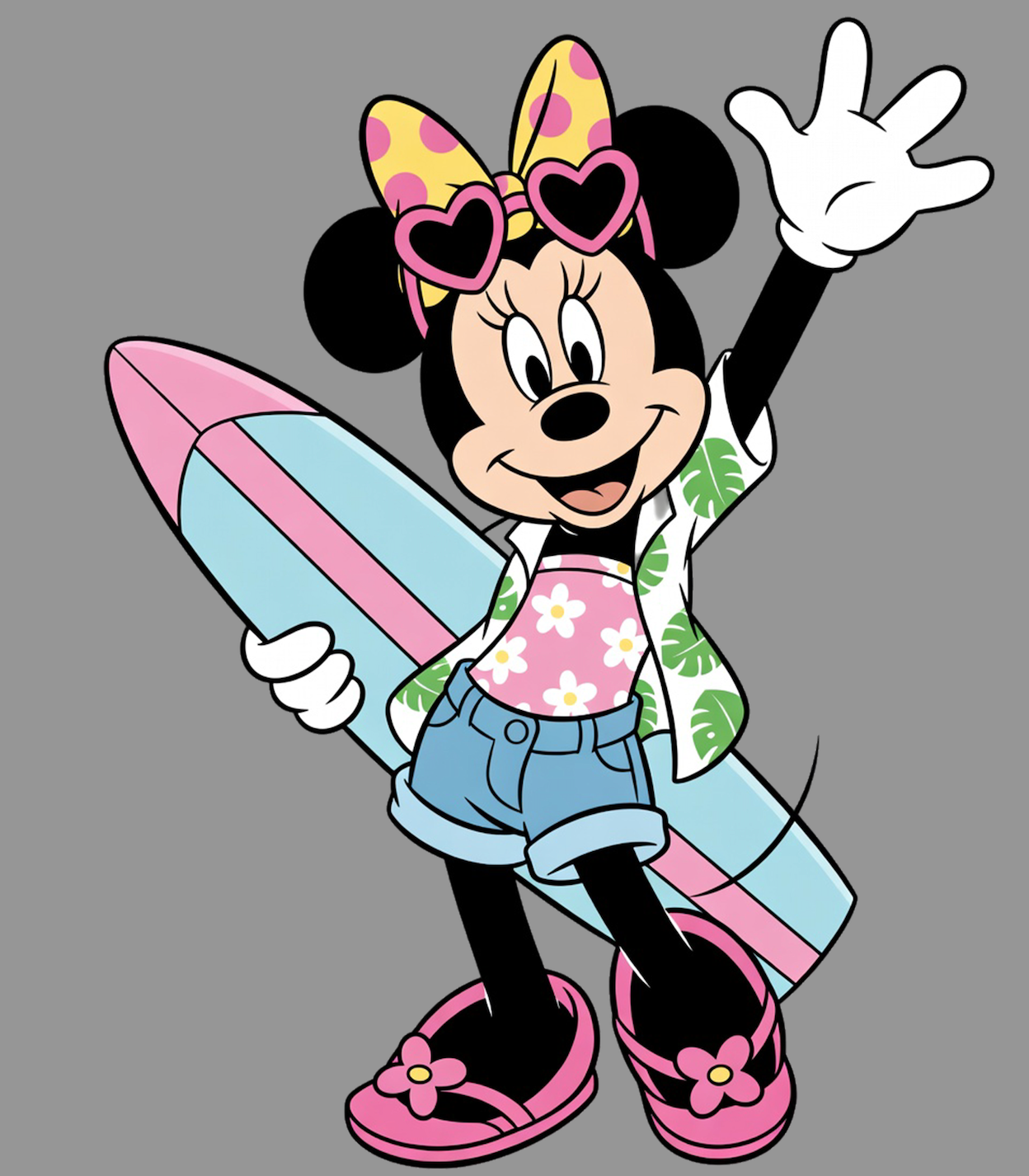 Disney personalised flutter sleeve top & short set