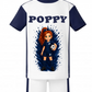 Sports short & T-shirt personalised kids character set