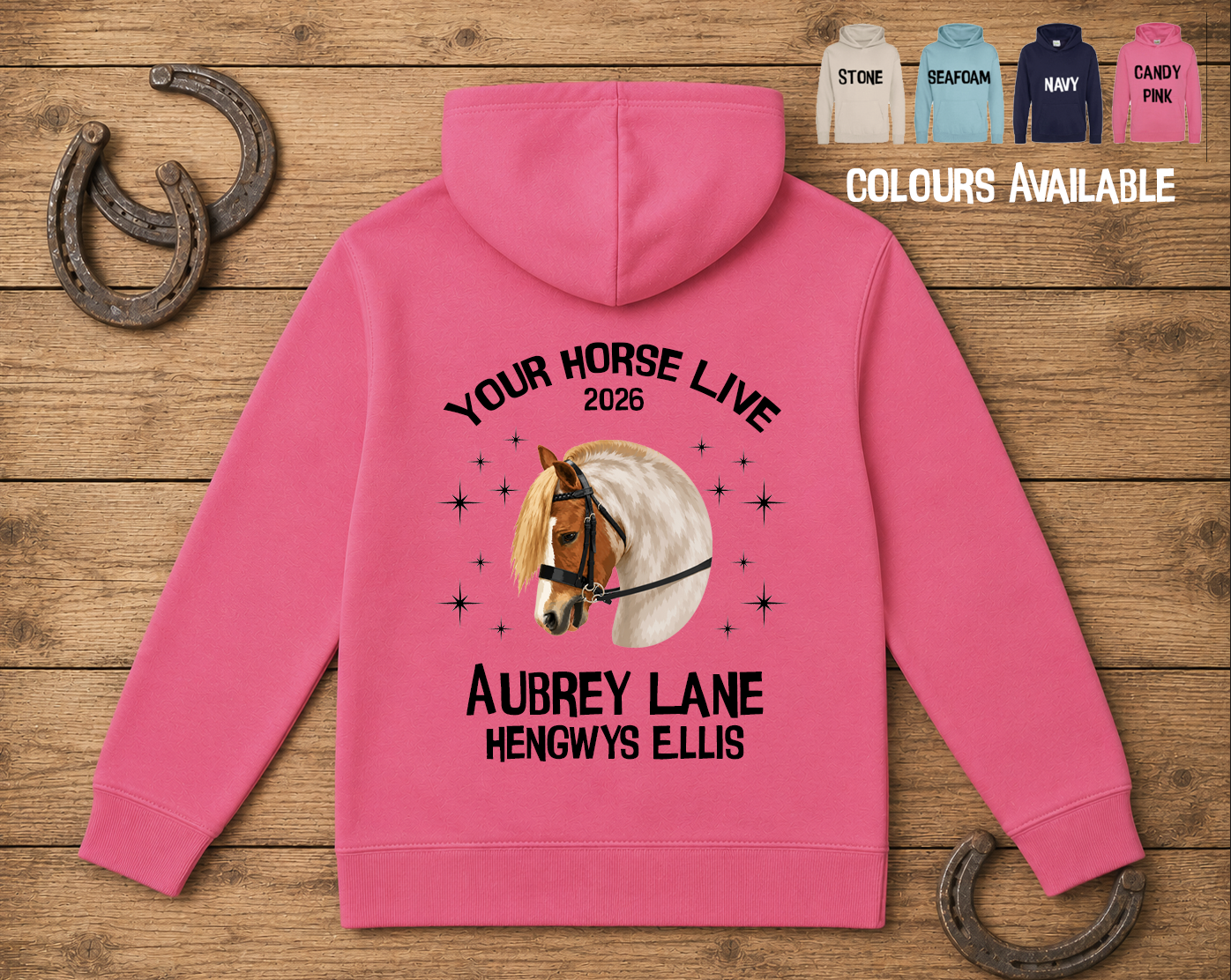 Your Horse Live Personalised Hoodie