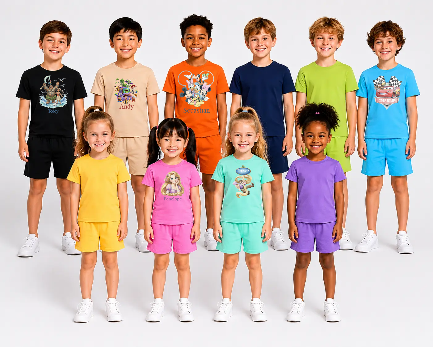 Personalised Children's T-Shirt & Shorts Set