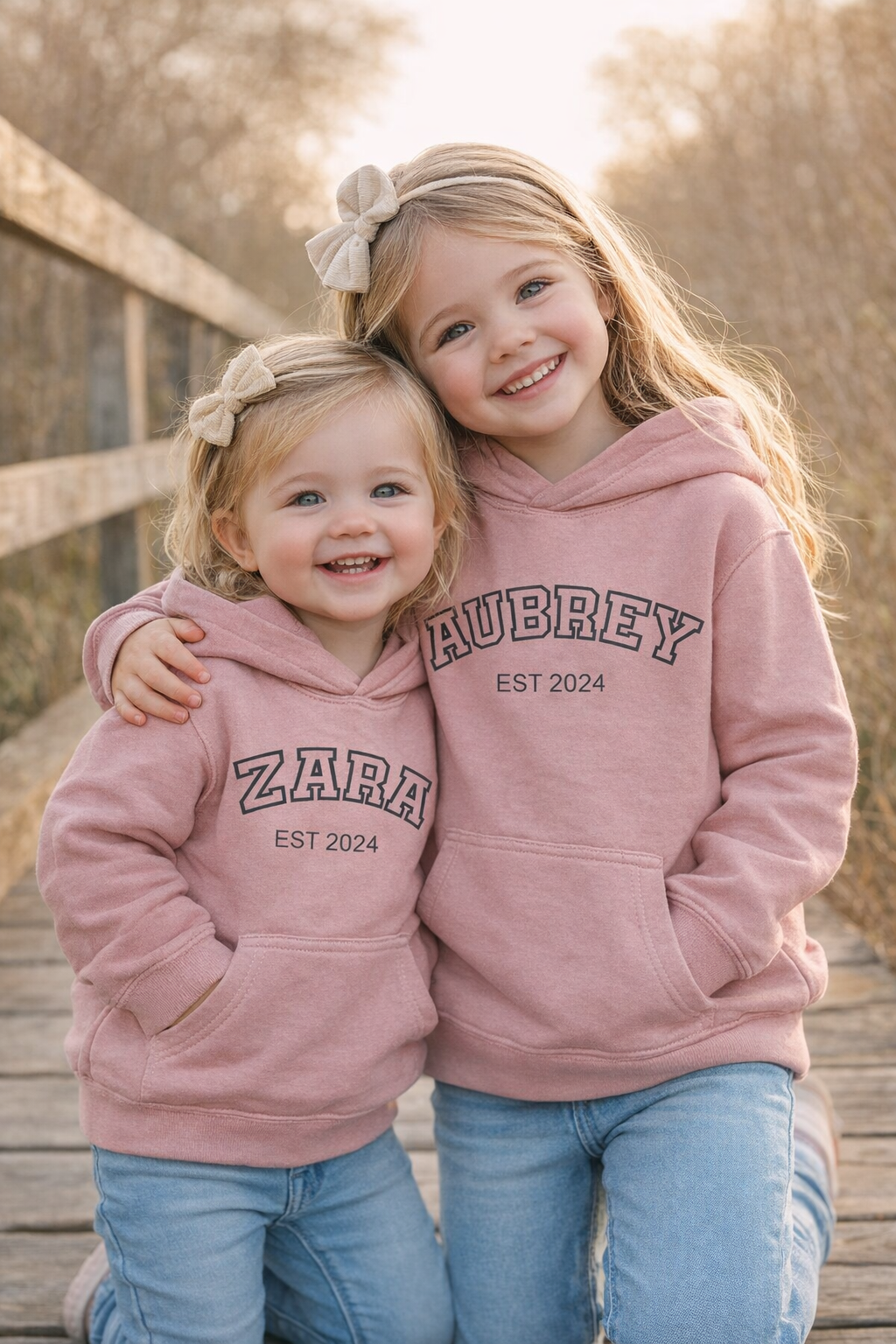Mini Varsity personalised hoodie