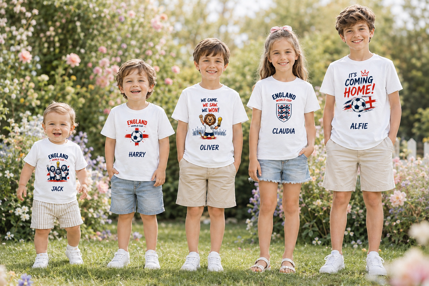 England World Cup 2026 personalised T-shirt