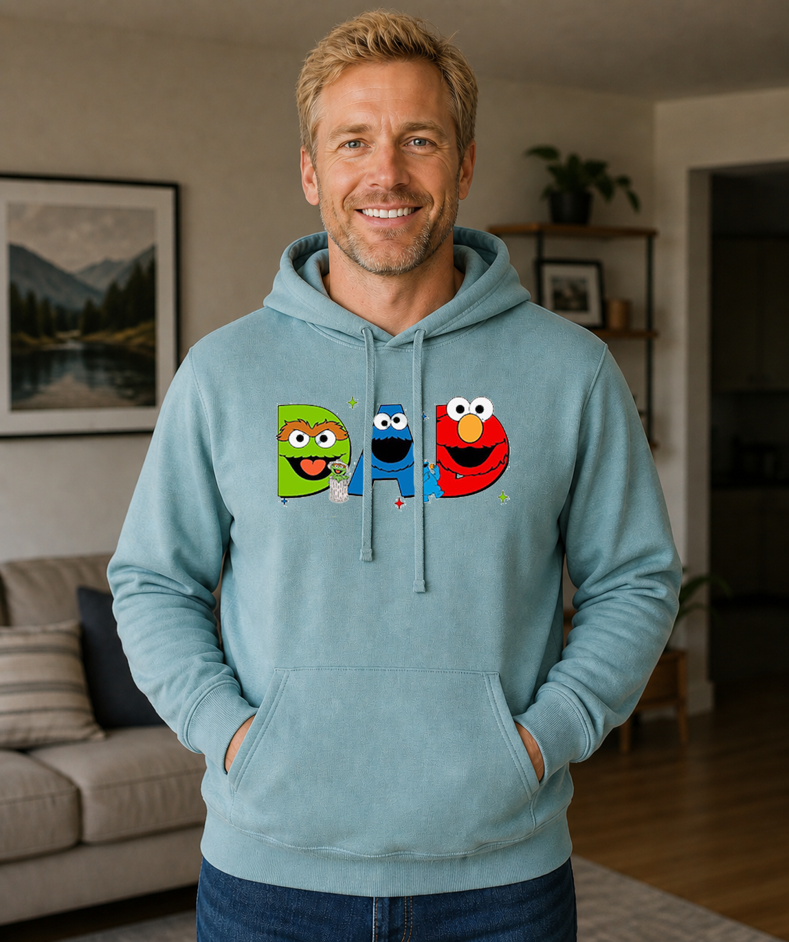 Dad Fathers Day personalised Adults Hoodie - Various Designs