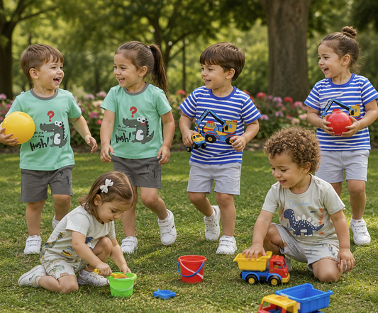 Summer Personalised kids Short & T-Shirt Set