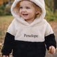 2 tone kids Personalised Fluffy Bear Hoodie
