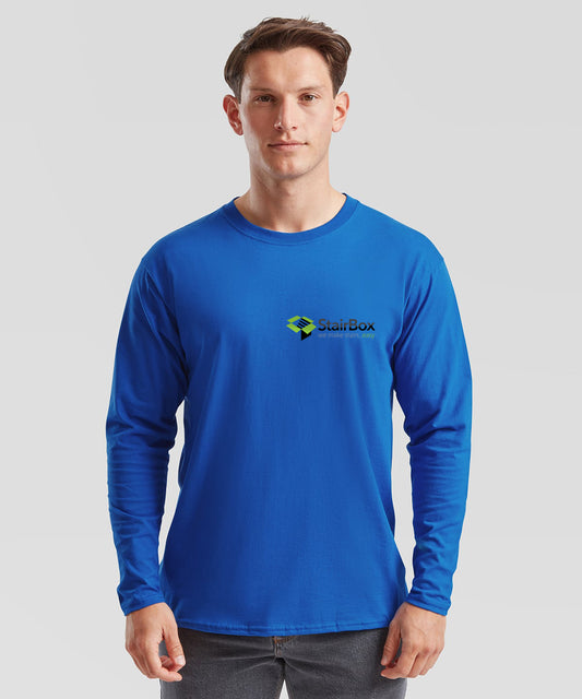 Long Sleeve Personalised Unisex Workwear logo T-shirt