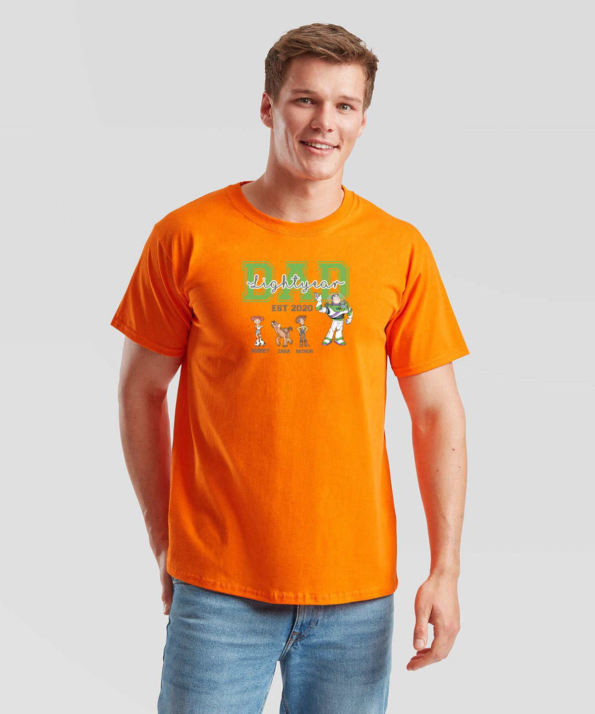 Dad Lightyear Adults personalised fathers day T-Shirt