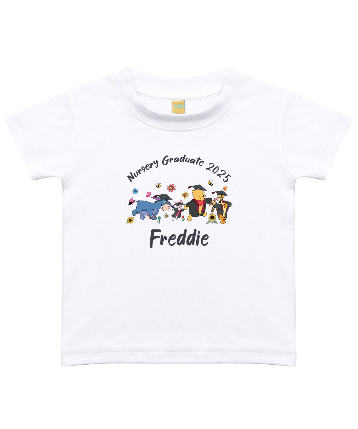 Nursery Graduate Personalised childs T-Shirt Winnie The Pooh