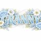 Adults personalised t-shirt Mama, Granny