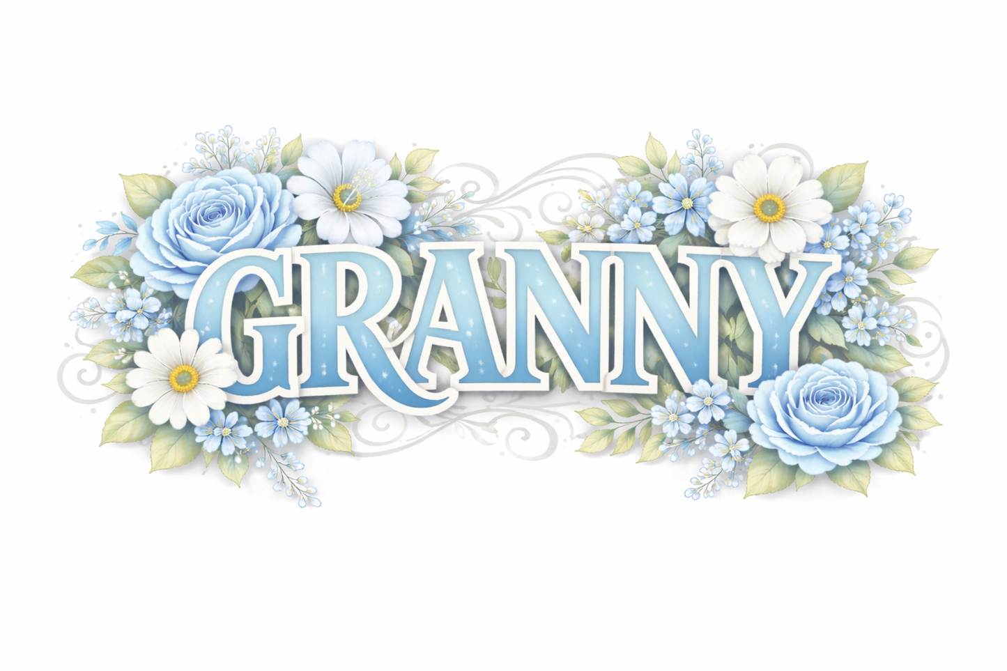 Adults personalised t-shirt Mama, Granny