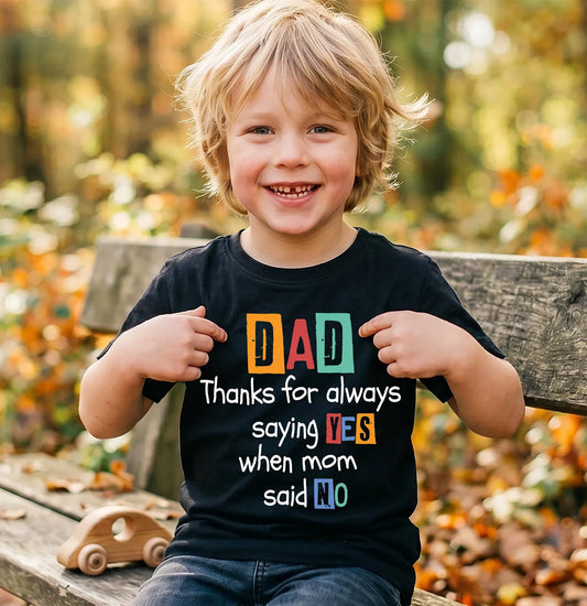 Thanks For saying yes Kids slogan T-Shirt