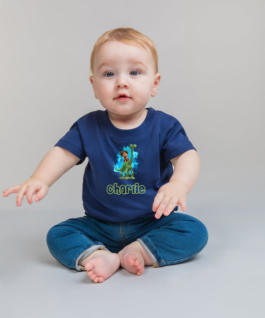 The Good Dinosaur Personalised kids summer short sleeve T-shirt