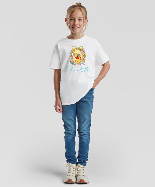 Winnie The Pooh Lockett Personalised kids summer short sleeve T-shirt - all characters