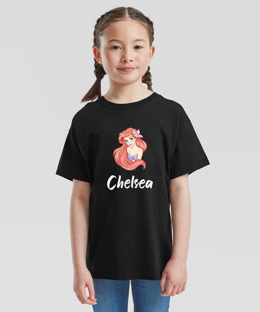 Ariel Personalised kids summer short sleeve T-shirt
