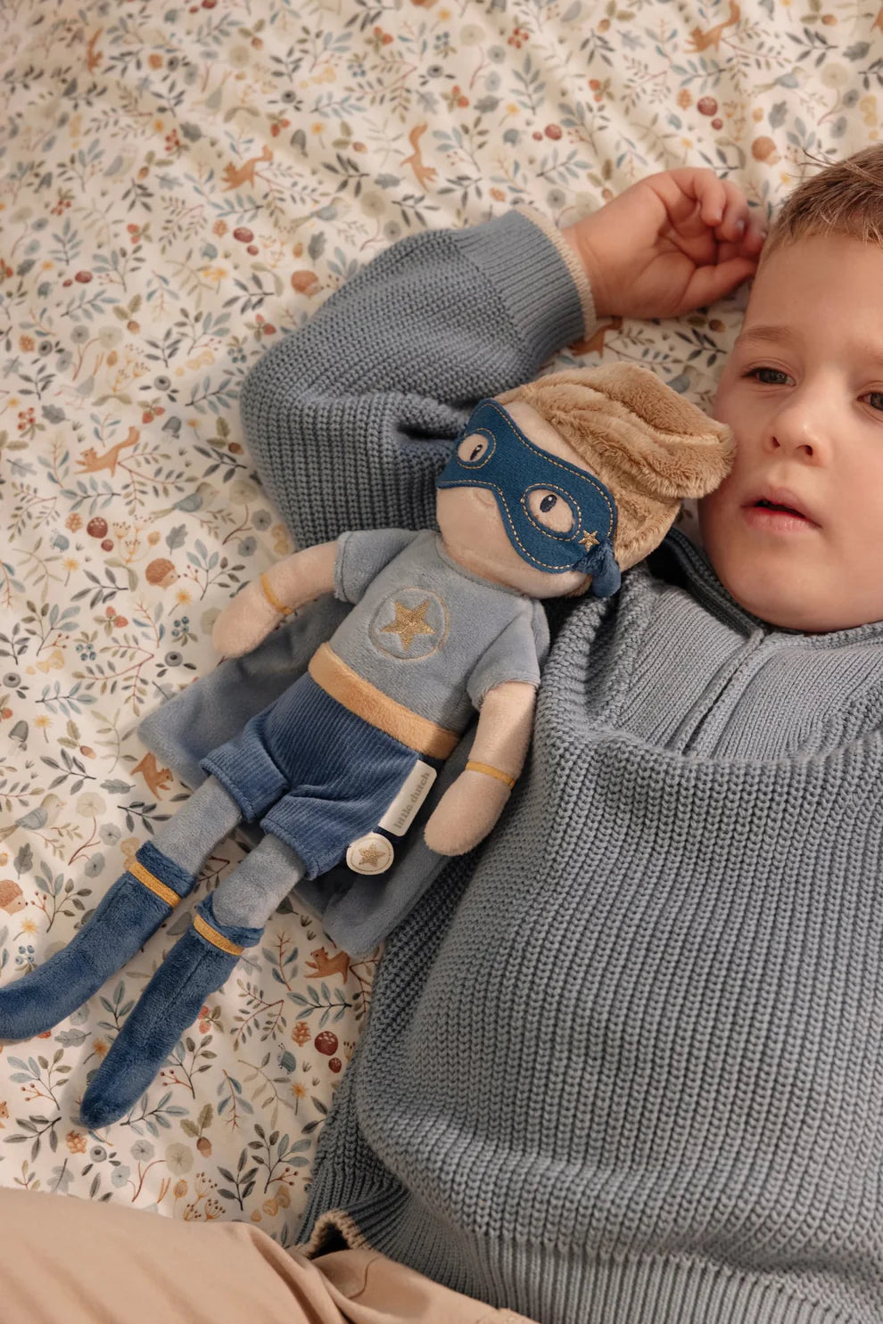 Superhero Cuddle Doll Jim by Little Dutch 35cm