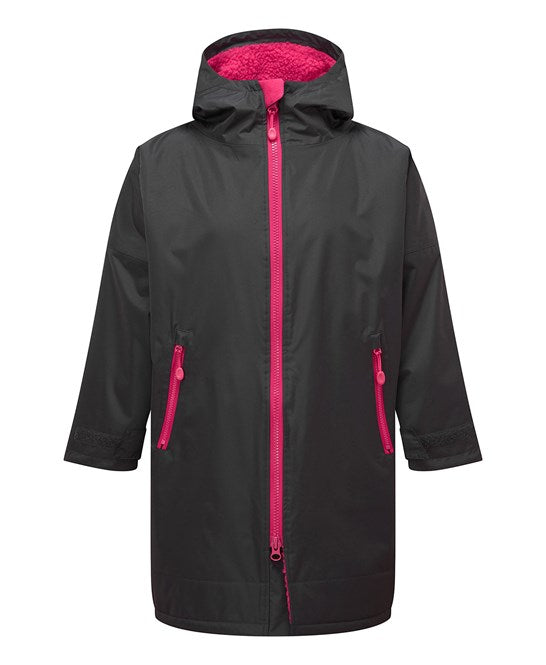 Kids personalised TriDri all-seasons waterproof dry robe coat