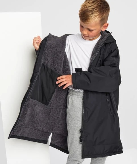 Kids personalised TriDri all-seasons waterproof dry robe coat