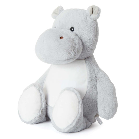Hippo personalised plush teddy