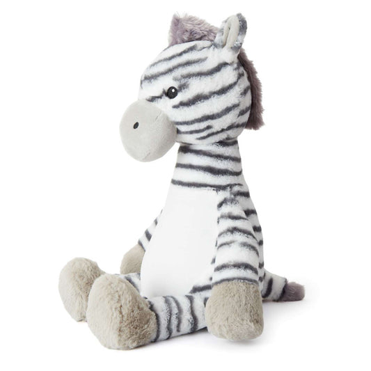 Zebra personalised plush teddy