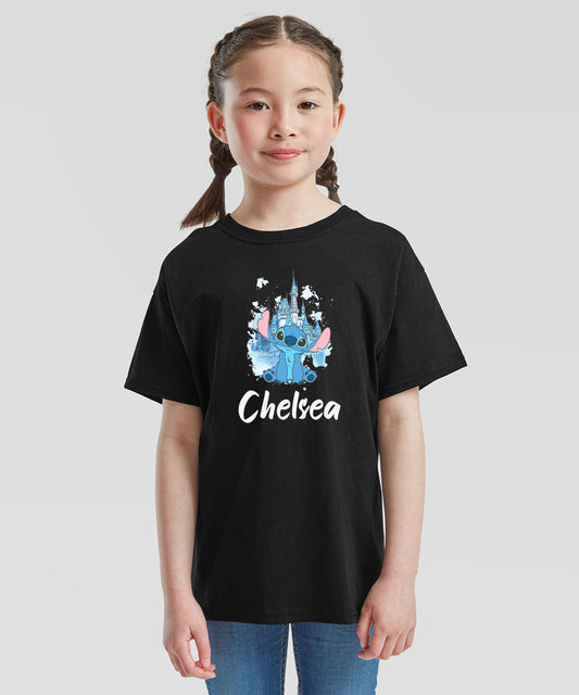 Stitch & Castle Personalised kids summer short sleeve T-shirt