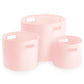 Canvas Storage basket Personalised set of 3 - various colours