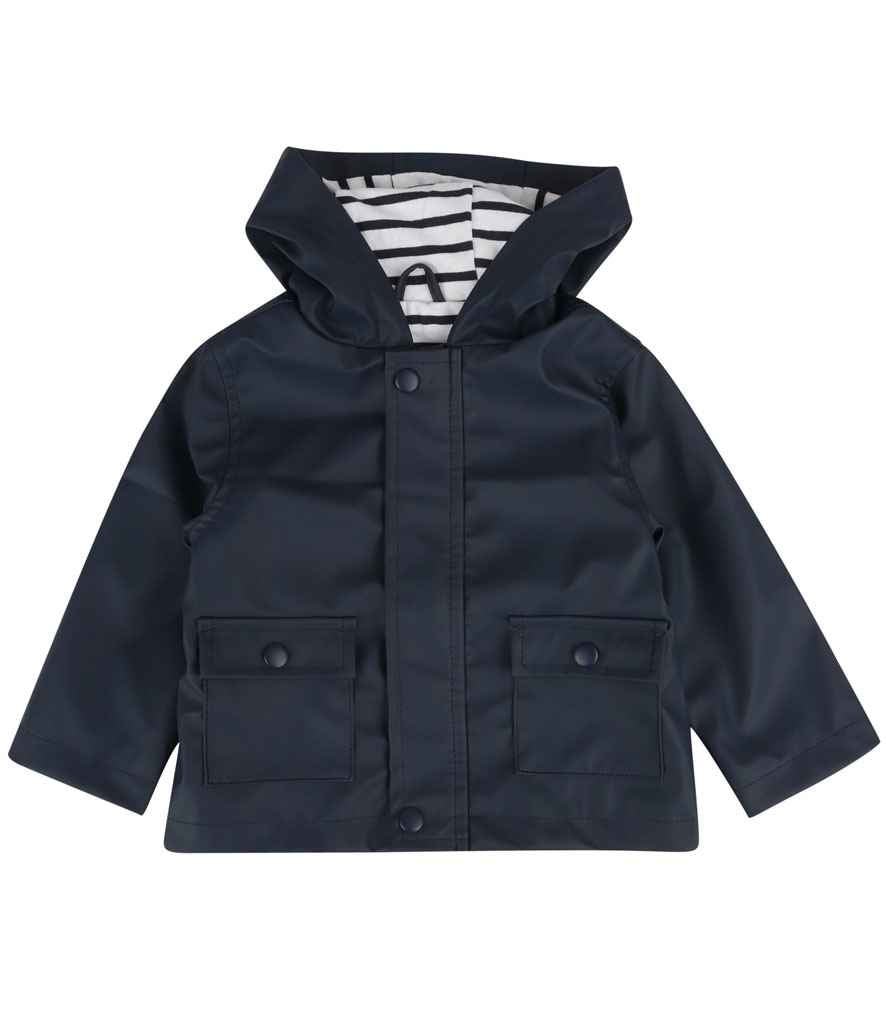Baby/Toddler personalised Rain Splashy Jacket coat Navy