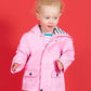 Baby/Toddler personalised Rain Splashy Jacket  coat Pink