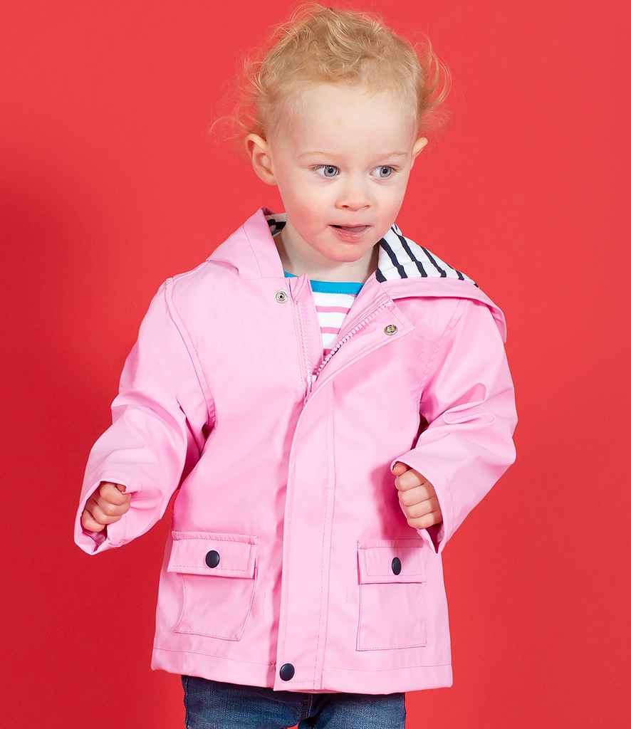 Baby/Toddler personalised Rain Splashy Jacket  coat Pink