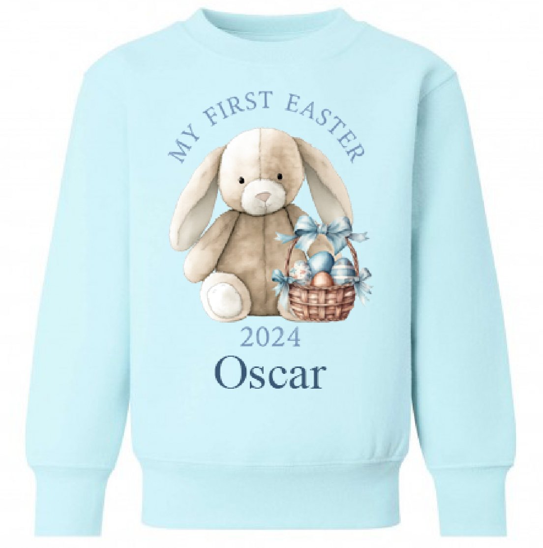 Blue My First Easter Personalised Kids Jumper - Various Colours - From ...