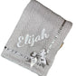 Huxley Baby Blanket Grey