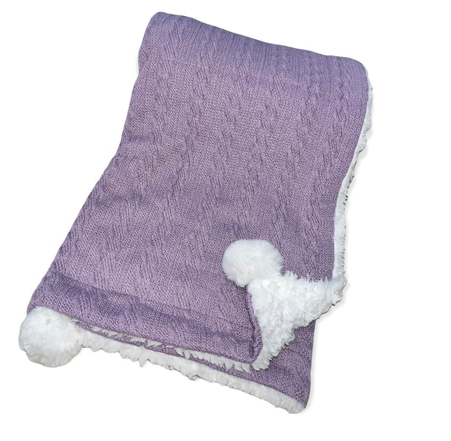 Huxley Baby Blanket Highland Cow Design & Name