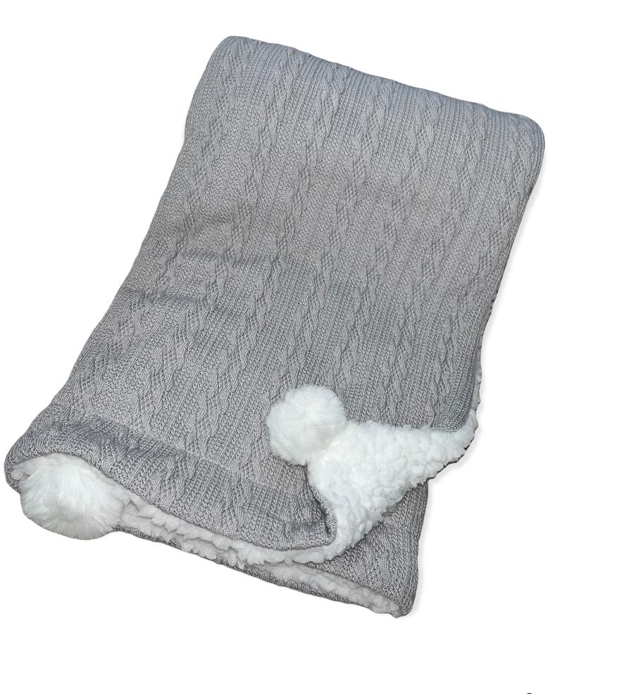 Huxley Baby Blanket Highland Cow Design & Name