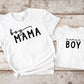 Matching Mini & Mama Mummy Personalised T-Shirts Mamas Boy - Various Colours
